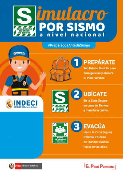 INDECI Simulacro Nacional Por Sismo Blog De Seguridad Y Salud